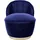 Playboy Stella Samt 67 x 71 x 70 cm blau