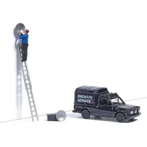 BUSCH 7982 Action-Set: Sat-Schüssel ausrichten