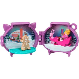 POLLY POCKET Spielwelt Winter Holiday Schatulle bunt