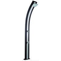 Spring Solardusche Anthrazit +Streifen Formidra 30 L Warm Regeneffekt Fußspülung