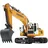Jamara Bagger Liebherr R936 RTR mit Licht und Sound 405060