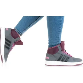 adidas Schuhe Hoops Mid 20 K, GZ7796 - Grau - 30