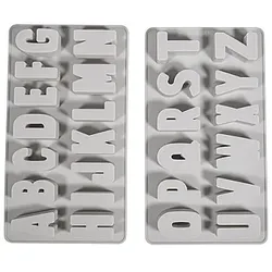 Silikon Gießform "Buchstaben"