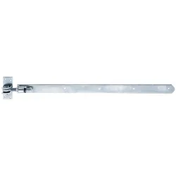 Alberts Ladenband gerade Abschluss abgerundet, verstellbar, galvanisch blau verzinkt, 660 mm