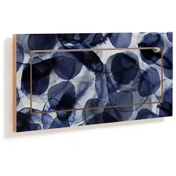 Ambivalenz Fläpps 60x27-1 Regal Bubbles Indigo by Pattern Studio