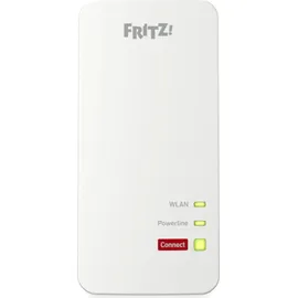 AVM Fritz!Powerline 1240 AX WLAN Set Edition International Extender Kit für Stromnetz bis zu 1.200 Mbit/s, Integriertes WLAN bis 600 Mbit/s, Mesh, Access Point, Schnittstelle auf Italienisch