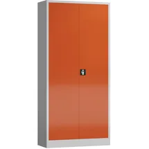 Classix Aktenschrank 92 x 42 x 194 cm rot/lichtgrau