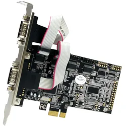 StarTech.com 4 Port Serielle RS232 PCI Express Schnittstellenkarte mit Breakout