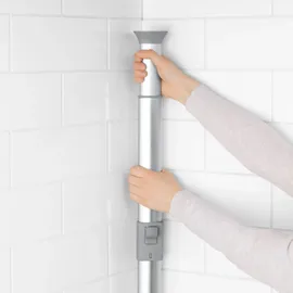 Oxo Teleskop-Duschregal 1 tlg. 9,5 x 30,5 x 160,5 cm Silber