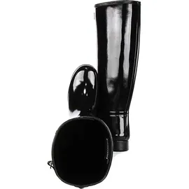 Hunter Damen Womens Refined Tall Gloss Kniehohe Stiefel, schwarz, 39 EU – 39