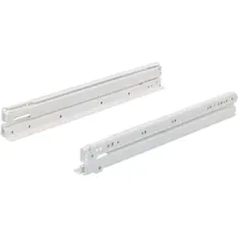 Hettich Rollenführung Fr 6142, Sta Pulv.weiß L.600mm 50kg Hettich