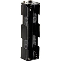 Velleman BH382B Batteriehalter 8x Mignon (AA) Druckknopfanschluss (L x B x H) 108.5 x 31.5 x 29.5mm
