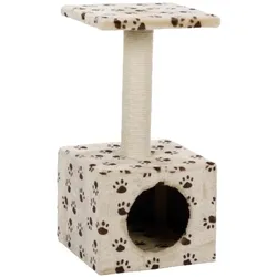 Trixie Junior Kratzbaum Zamora - Beige mit Pfoten