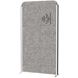 Maul Akustik-Trennwand MAULcocoon 9701095, dunkelgrau 100,0 x 182,0 cm, 1 St.