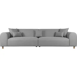 Home Affaire Big-Sofa HOME AFFAIRE "Svennis", grau (hellgrau), B:314cm H:83cm T:98cm, Struktur (100% Polyester);Filzoptik (100% Polyester), Sofas, Big-Sofa, in 2 Bezugsqualitäten, B/T/H: 314/98/83 cm