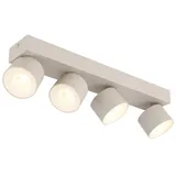 GLOBO RAE 3-flg. Metall Beige/Gold