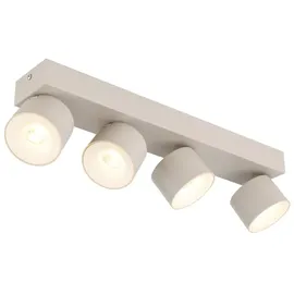 GLOBO RAE 3-flg. Metall Beige/Gold
