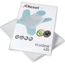 Rexel A4-Mappe Umweltfreundlich Transparent 25 St.