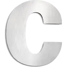 CMD Hausnummer  c 25cm Edelstahl gebürstet Silber