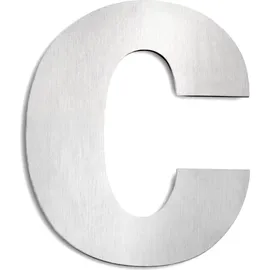 CMD Hausnummer  c 25cm Edelstahl gebürstet Silber