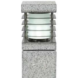 Heitronic Wegeleuchte Granit 70 cm E27 grau