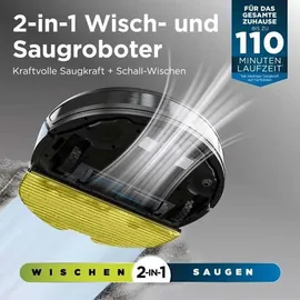 Shark PowerDetect NeverTouch Pro 2-in-1 RV2800ZEEUWH Saugroboter Staubsauger