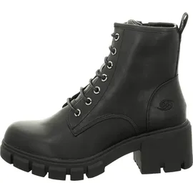 Dockers by Gerli Schnürstiefelette Warmfutter für Damen, schwarz, Größe 37 EU