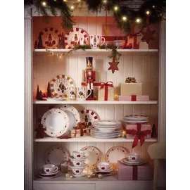 Hutschenreuther Christmas Love Tellerset 18-tlg. rot