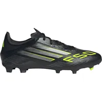 adidas F50 League MG/FG Herren Core Black/Iron Metallic/Lucid Lemon 48