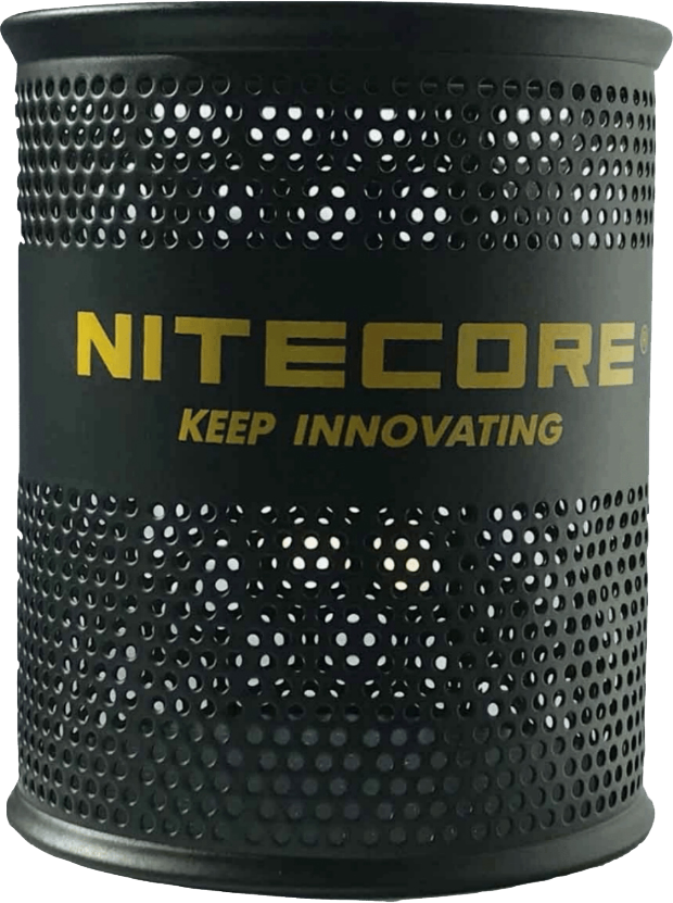 Nitecore Pen Pot, Stiftebox aus Metall mit Nitecore Schriftzug