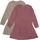 MINYMO Sweat Dress LS (2-pack) apple butter), (4640) 122