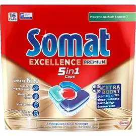 Somat Spülmaschinen-Tabs Excellence Premium 5in1 16 St.