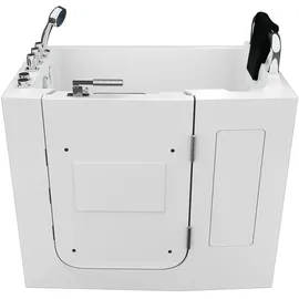 AcquaVapore Sitzwanne Badewanne mit Tür 68 x 110 x 114 cm (S08WP-TH-B-R)