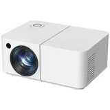 XGODY X2 UHD-Beamer (9000:1, 1280 x 720 px, Android 12.0 System Mini Smart Projector mit 100"-Projektionswand) weiß