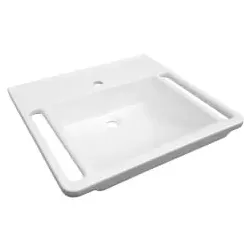 AVENARIUS Serie free living! Waschtisch, 600 mm, eckig  9028063030 , ohne Überlauf