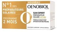 OENOBIOL SUN EXPERT Préparateur Solaire Anti-Âge - Efficacité prouvée Protection cellulaire renforcée Favorise un hâle intense, éclatant Complément Alimentaire 2x30 capsules 2 mois Capsule(S) 30x2 pc(s)