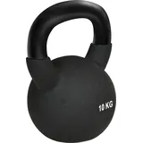 HOMCOM Kugelhantel 10 KG Gusseisen mit Neopren-Beschichtung, bodenschonend, ideal für Fitness & Krafttraining, schwarz   Aosom.de