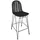 SIT Möbel Barhocker RATTAN 49 x 110 x 60 cm Schwarz