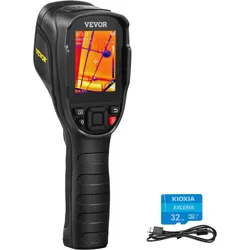 VEVOR Handheld Wärmebildkamera 240x180 IR-Auflösung Infrarotkamera Thermometer 40mK Thermografie Kamera -20-350°C Thermokamera CE zertifiziert Fehlersuche in HLK-Anlagen Identifizierung von Luftlecks
