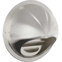 vidaXL Lüftungsgitter 8 Silber 100 mm Edelstahl
