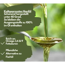 Exvital Hanföl Kapseln hochdosiert 1000 mg 365 St.