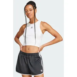 adidas Essential Ribbed Tanktop weiß XS