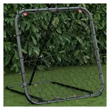 vidaXL Fußball-Rebounder Verstellbar Schwarz 84x73x60-80 cm Stahl