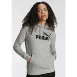 Puma ESS Logo Hoodie Hellgrau XL