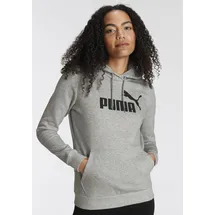 Puma ESS Logo Hoodie Hellgrau XL