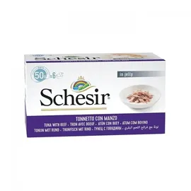 Schesir Thunfisch mit Rinderfilet 6 x 50 g