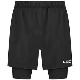 CEP Herren Core Run 2in1 Short schwarz