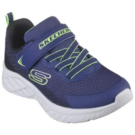 SKECHERS Microspec II Kinder Navy/Schwarz/Limette 33