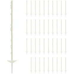 Wiesenfield Weidezaun-Pfähle - 103 cm - weiß - 40 Stück