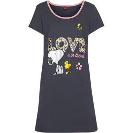 Peanuts Sleepshirt in anthrazit | Gr.: 36/38,